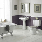 Classique Basin with Full Pedestal - White