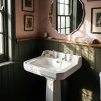 Classique Basin with Full Pedestal - White