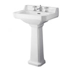 Classique Basin with Full Pedestal - White