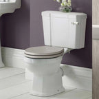 Classique Comfort Height Close Coupled Toilet With Cistern & Seat - White