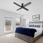 APEX 52 inch 4-Blade No Light Ceiling Fan with Pull Chain