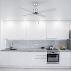 APEX 52 inch 4-Blade No Light Ceiling Fan with Pull Chain
