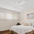 APEX 52 inch 4-Blade No Light Ceiling Fan with Pull Chain