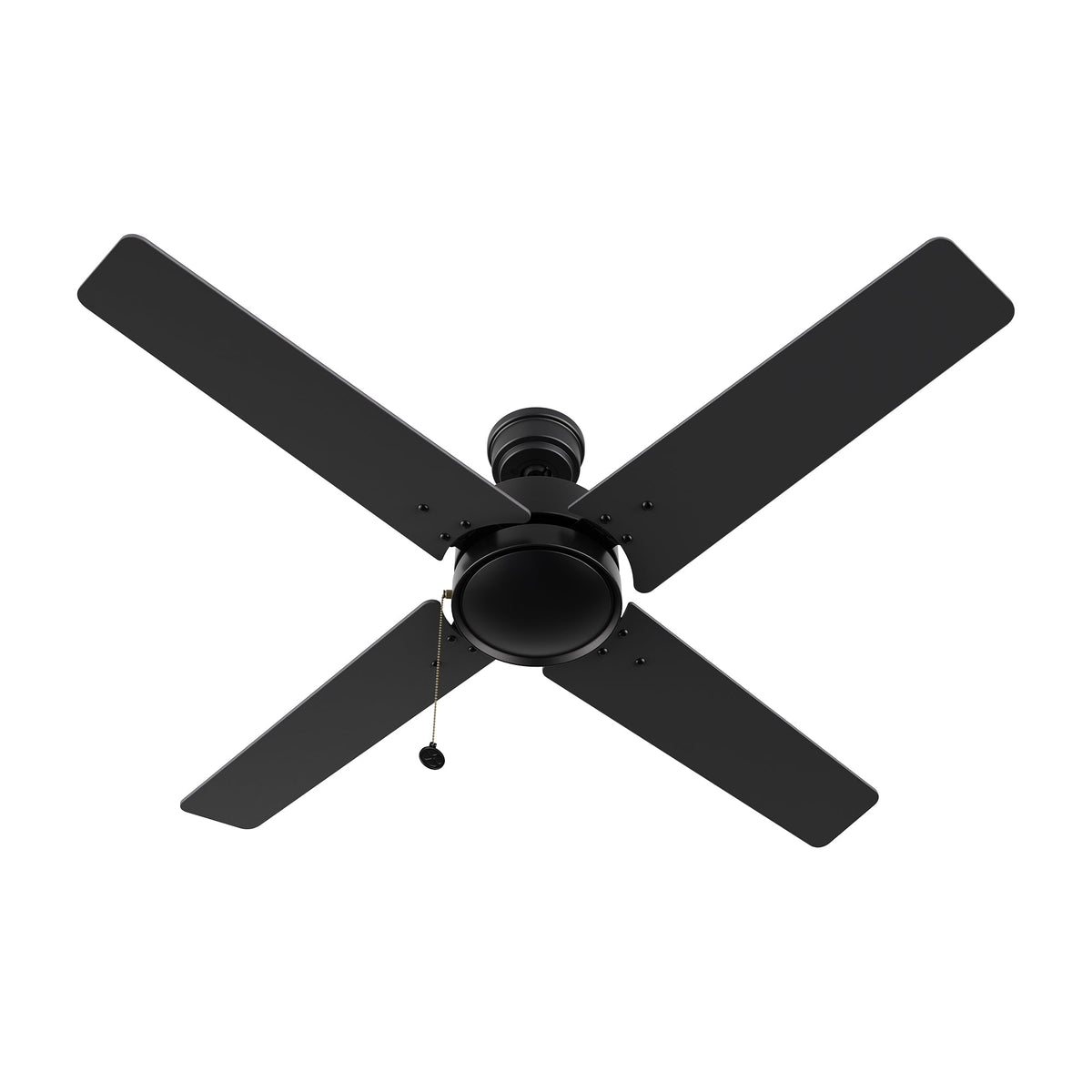 VINK 52 inch 4-Blade No Light Ceiling Fan with Pull Chain
