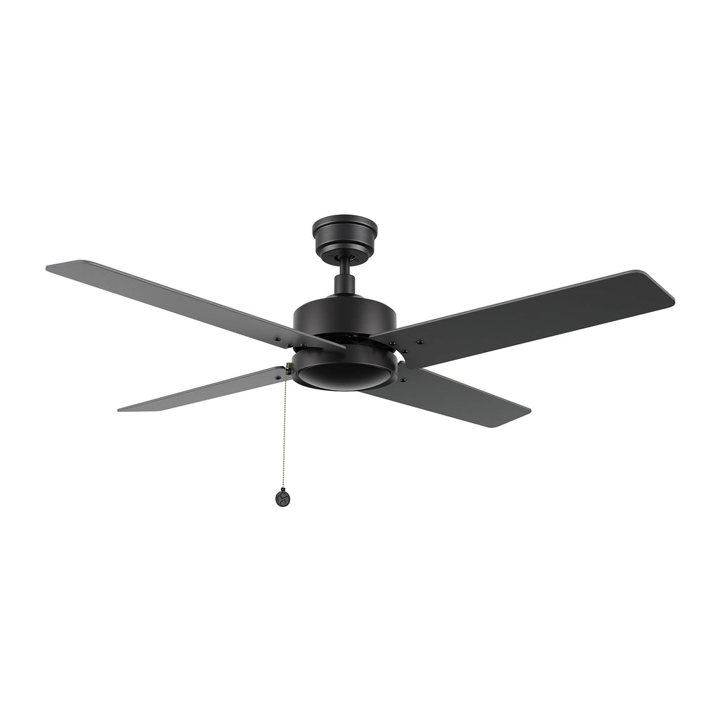 VINK 52 inch 4-Blade No Light Ceiling Fan with Pull Chain