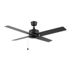 VINK 52 inch 4-Blade No Light Ceiling Fan with Pull Chain