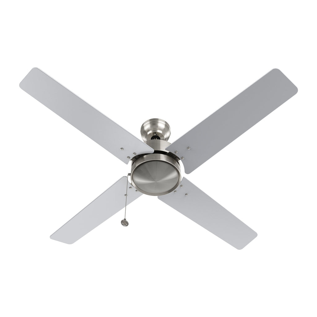 VINK 52 inch 4-Blade No Light Ceiling Fan with Pull Chain
