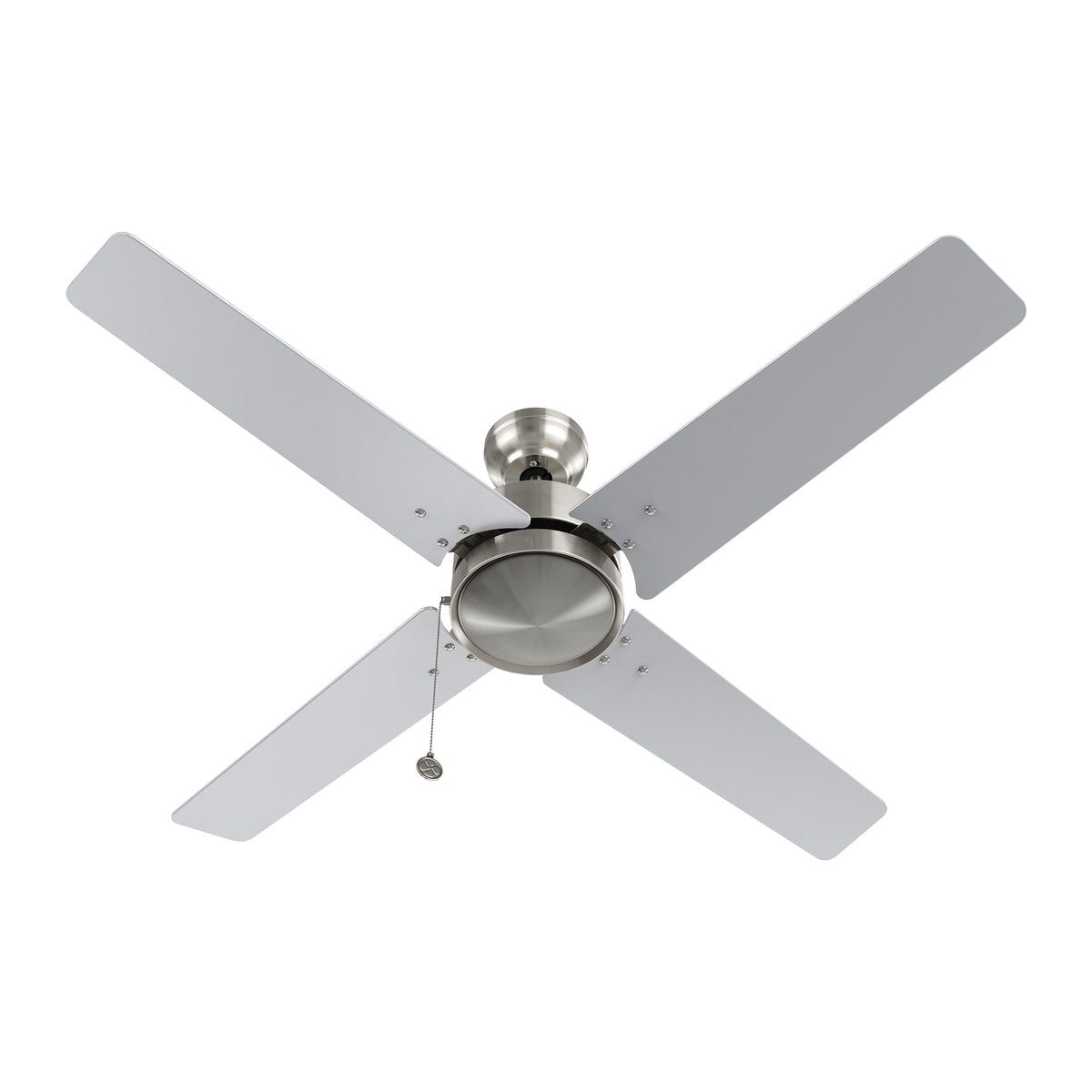 VINK 52 inch 4-Blade No Light Ceiling Fan with Pull Chain