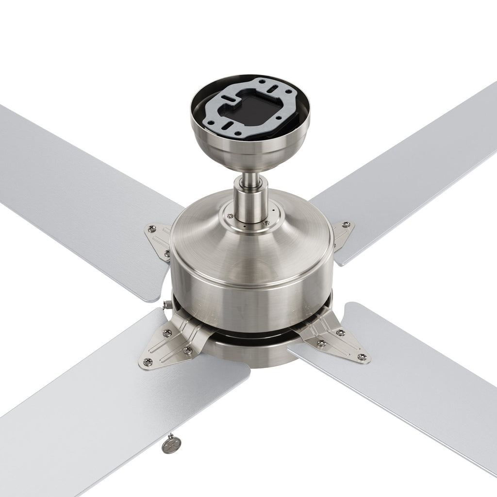 VINK 52 inch 4-Blade No Light Ceiling Fan with Pull Chain