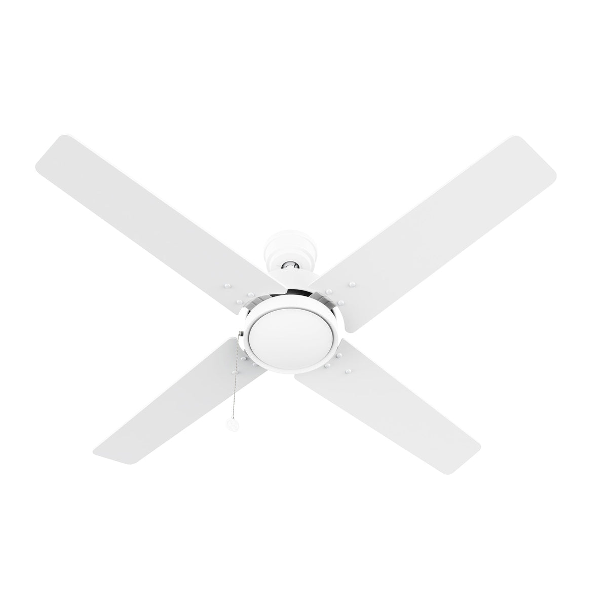 VINK 52 inch 4-Blade No Light Ceiling Fan with Pull Chain