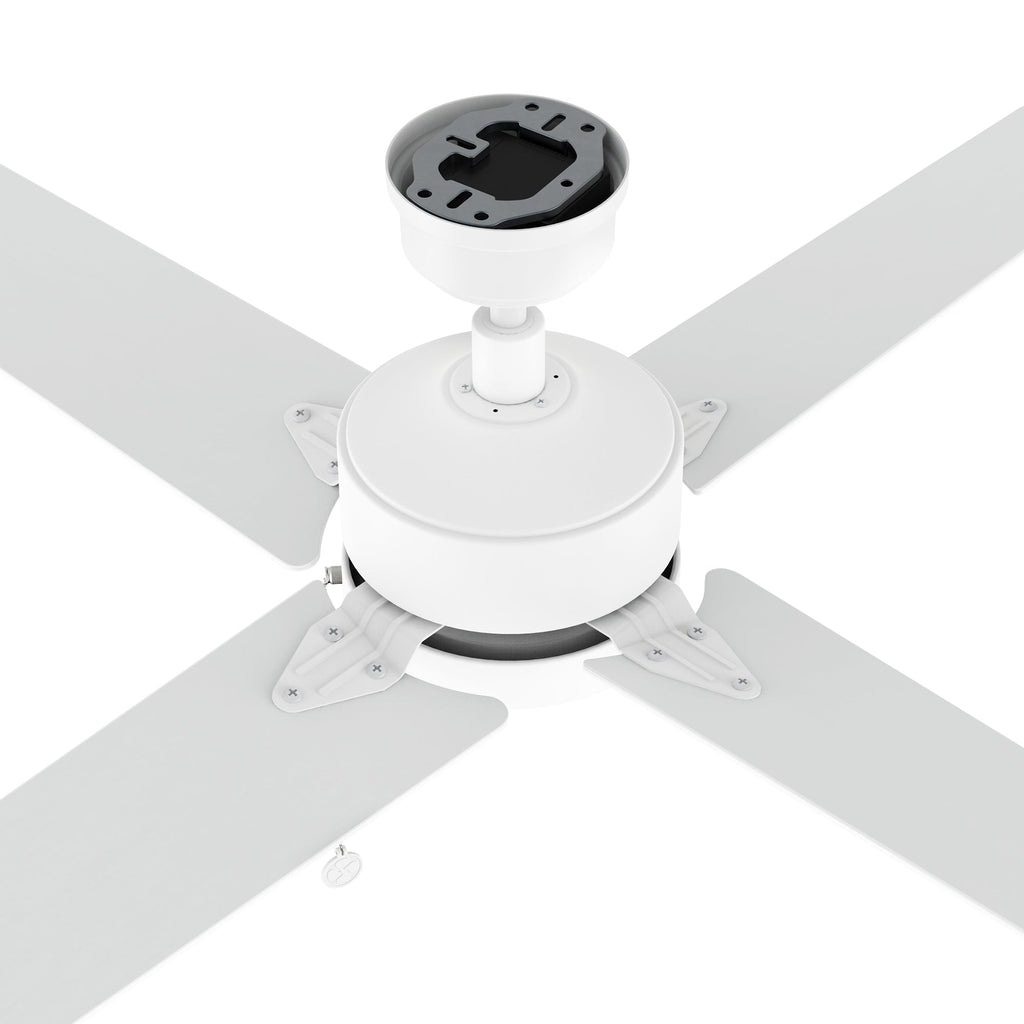 VINK 52 inch 4-Blade No Light Ceiling Fan with Pull Chain
