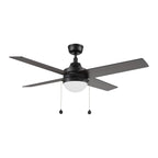 MALTA 52 inch 4-Blade Ceiling Fan with LED Light & Pull Chain