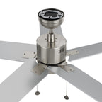 APEX 52 inch 5-Blade Ceiling Fan with LED Light & Pull Chain
