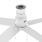 APEX 52 inch 5-Blade Ceiling Fan with LED Light & Pull Chain
