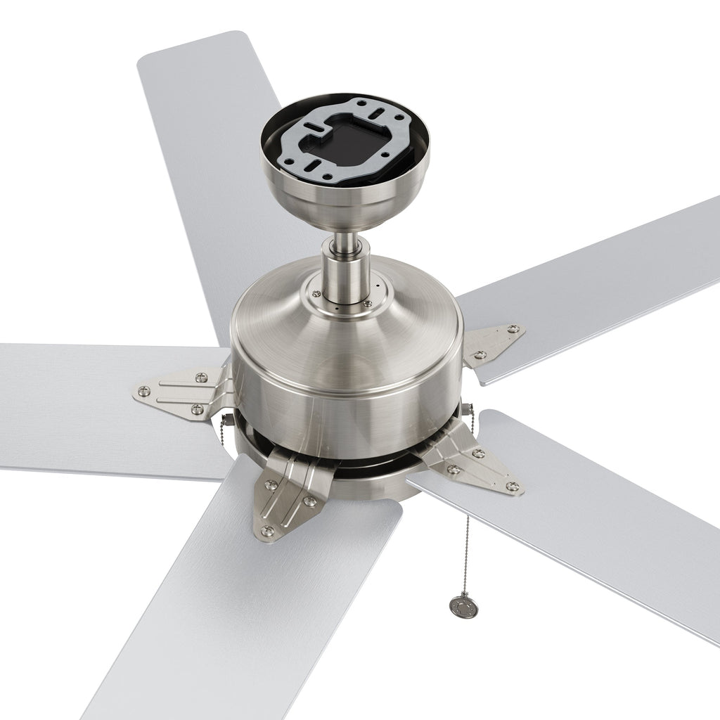 VINK 52 inch 5-Blade Ceiling Fan with LED Light & Pull Chain