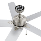 VINK 52 inch 5-Blade Ceiling Fan with LED Light & Pull Chain