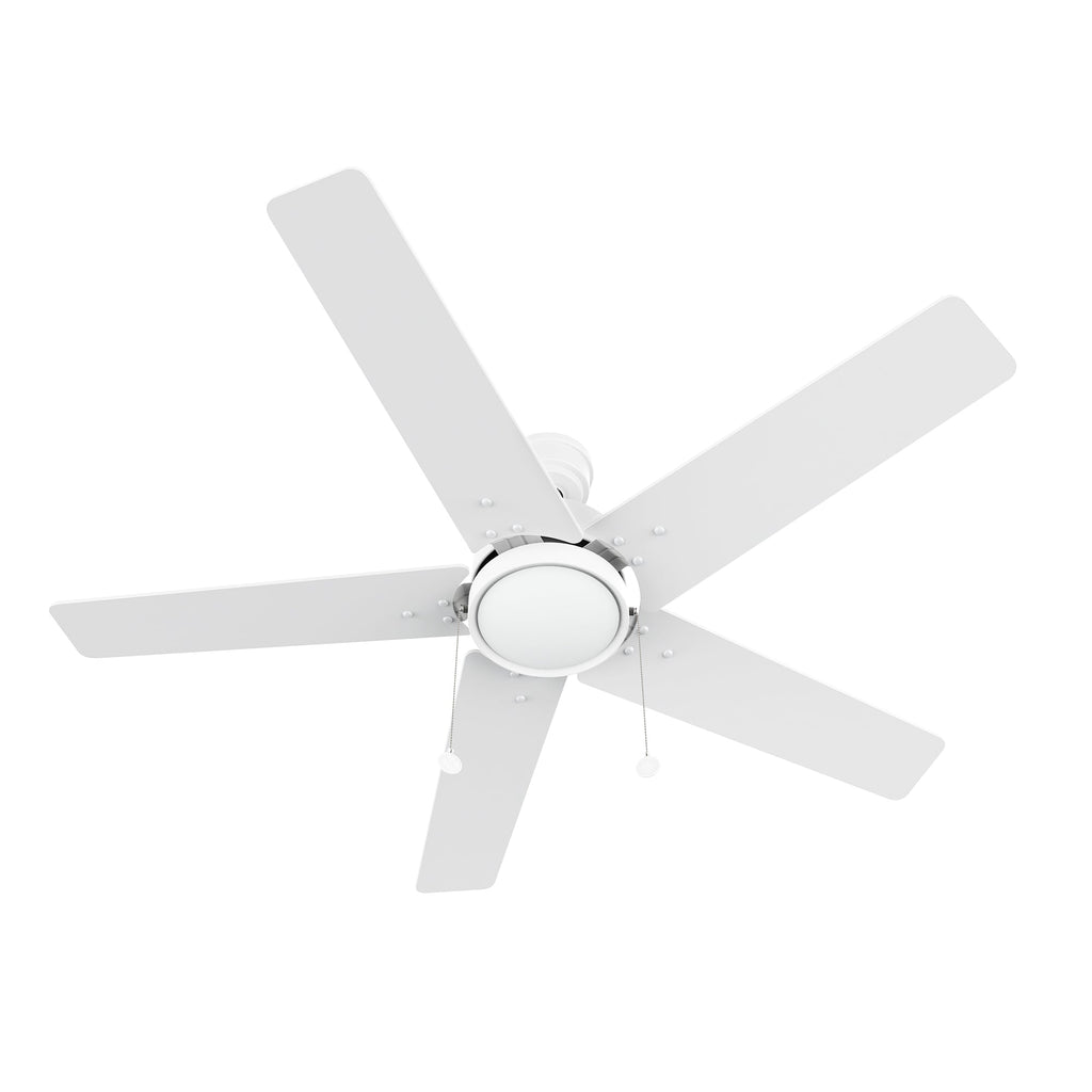 VINK 52 inch 5-Blade Ceiling Fan with LED Light & Pull Chain