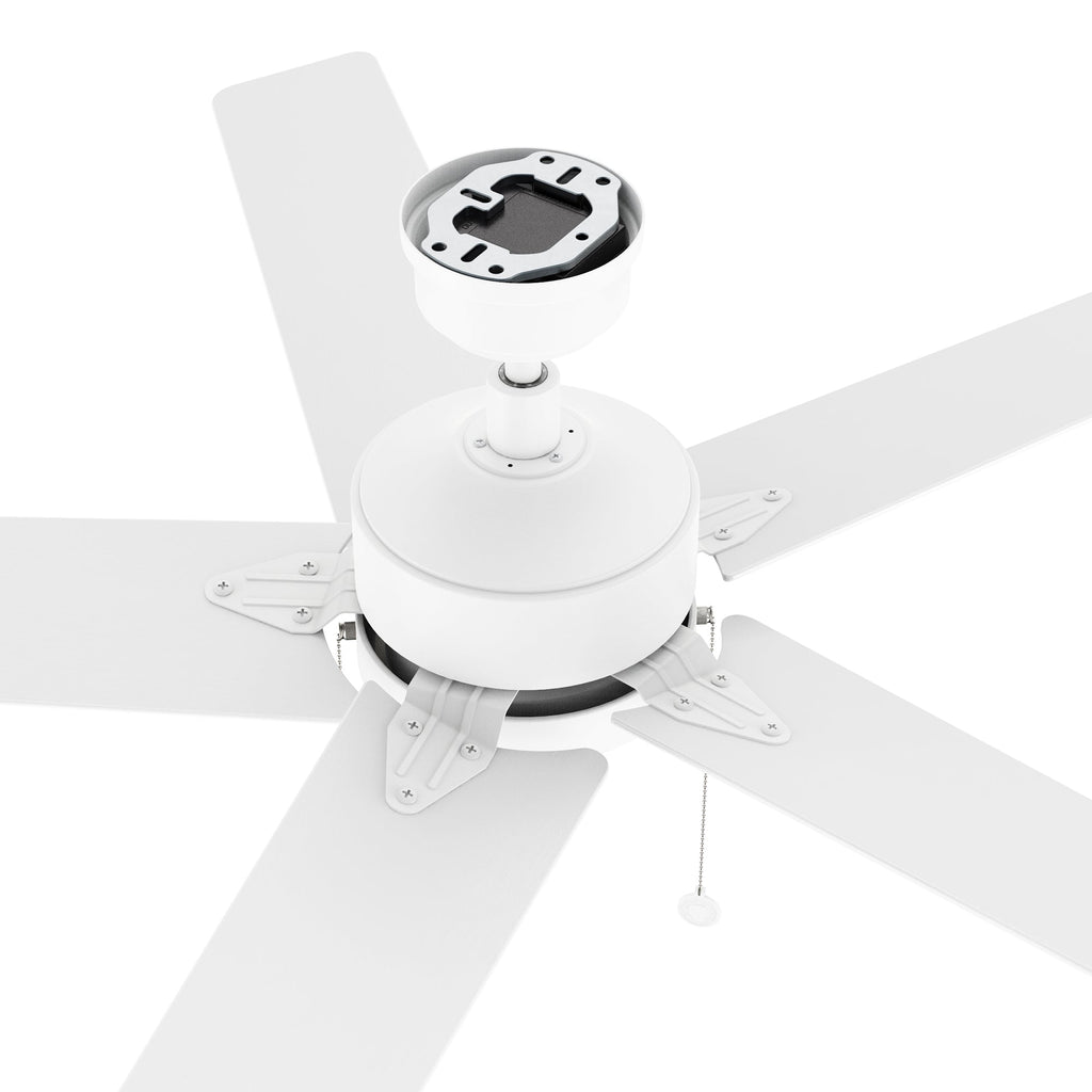 VINK 52 inch 5-Blade Ceiling Fan with LED Light & Pull Chain