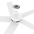 VINK 52 inch 5-Blade Ceiling Fan with LED Light & Pull Chain