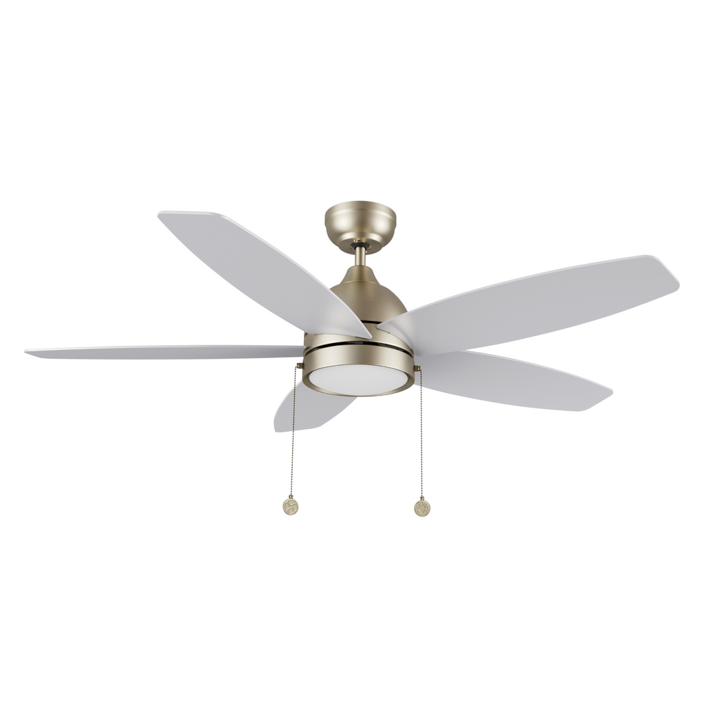 GREENWOOD 48" 5-Blade Ceiling Fan with LED Lighrt & Pull Chain