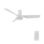 CAERUS 44 inch 3-Blade No Light Ceiling Fan with Remote Control