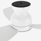 STANLEY 44 inch 3-Blade Flush Mount No Light Ceiling Fan with Remote