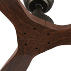 STRATOS 52 inch 3-Blade No Light Ceiling Fan with Remote