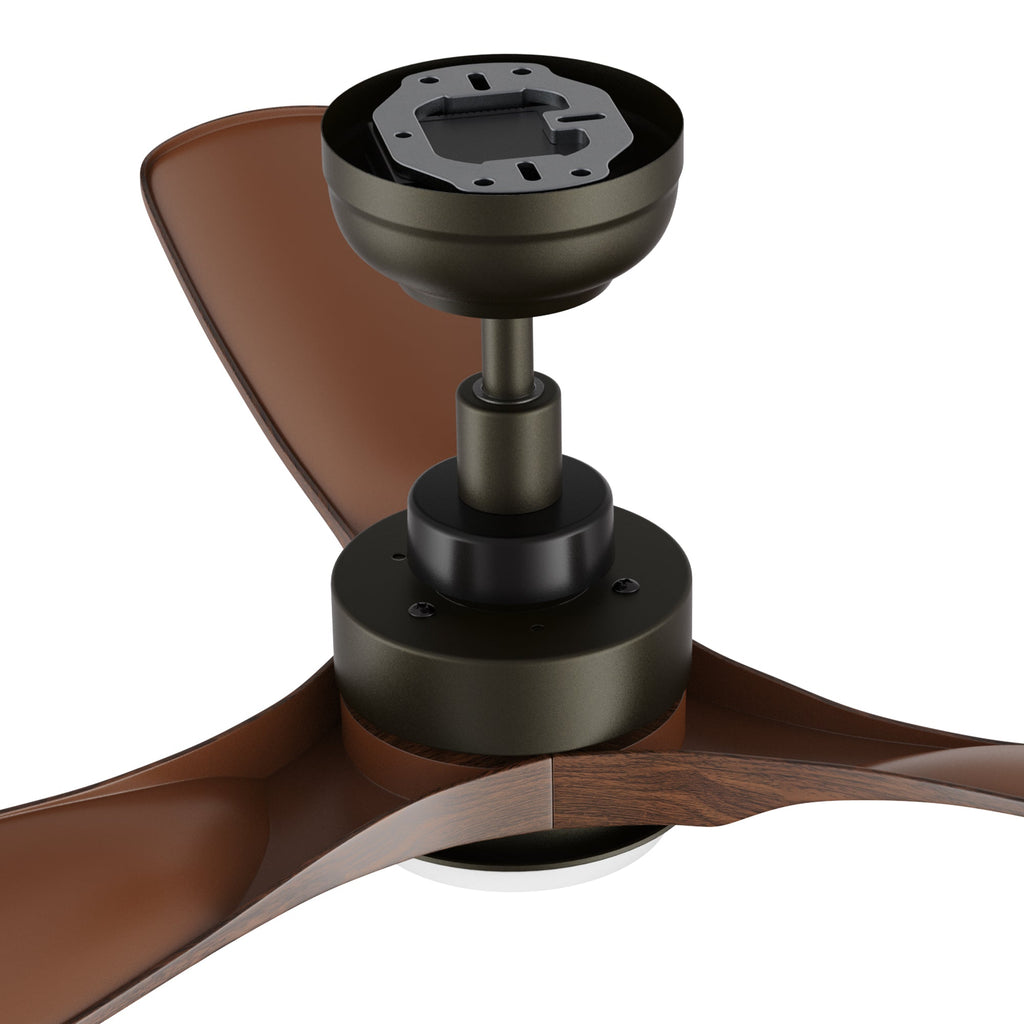 ECOSKY 52 inch 3-Blade Ceiling Fan with LED Light & Remote