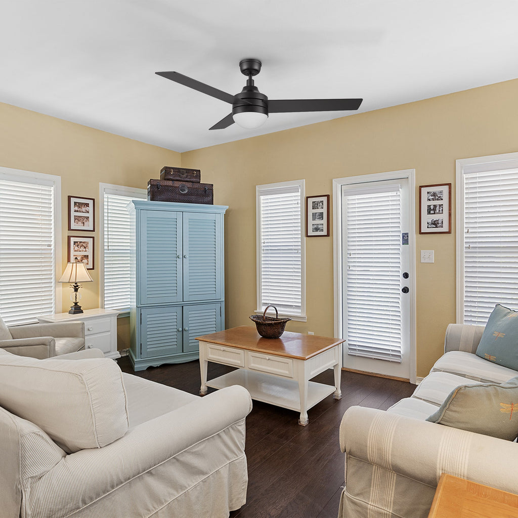 KIMBALL 52 inch 3-Blade Ceiling Fan with LED Light & Remote