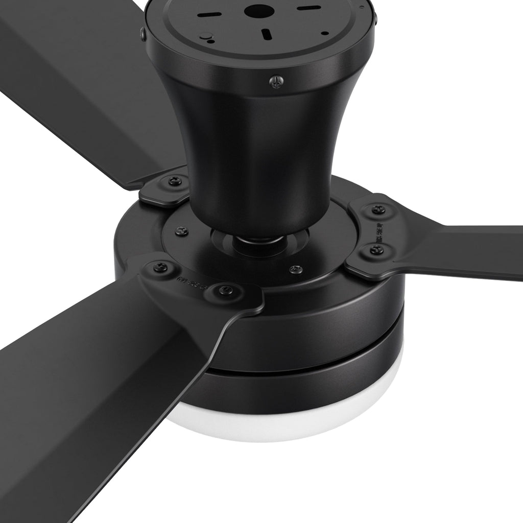 VARA 52 inch 3-Blade Flush Mount Ceiling Fan with LED light & Remote