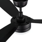 VARA 52 inch 3-Blade Ceiling Fan with LED Light & Remote