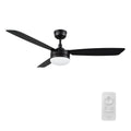 VARA 52 inch 3-Blade Ceiling Fan with LED Light & Remote