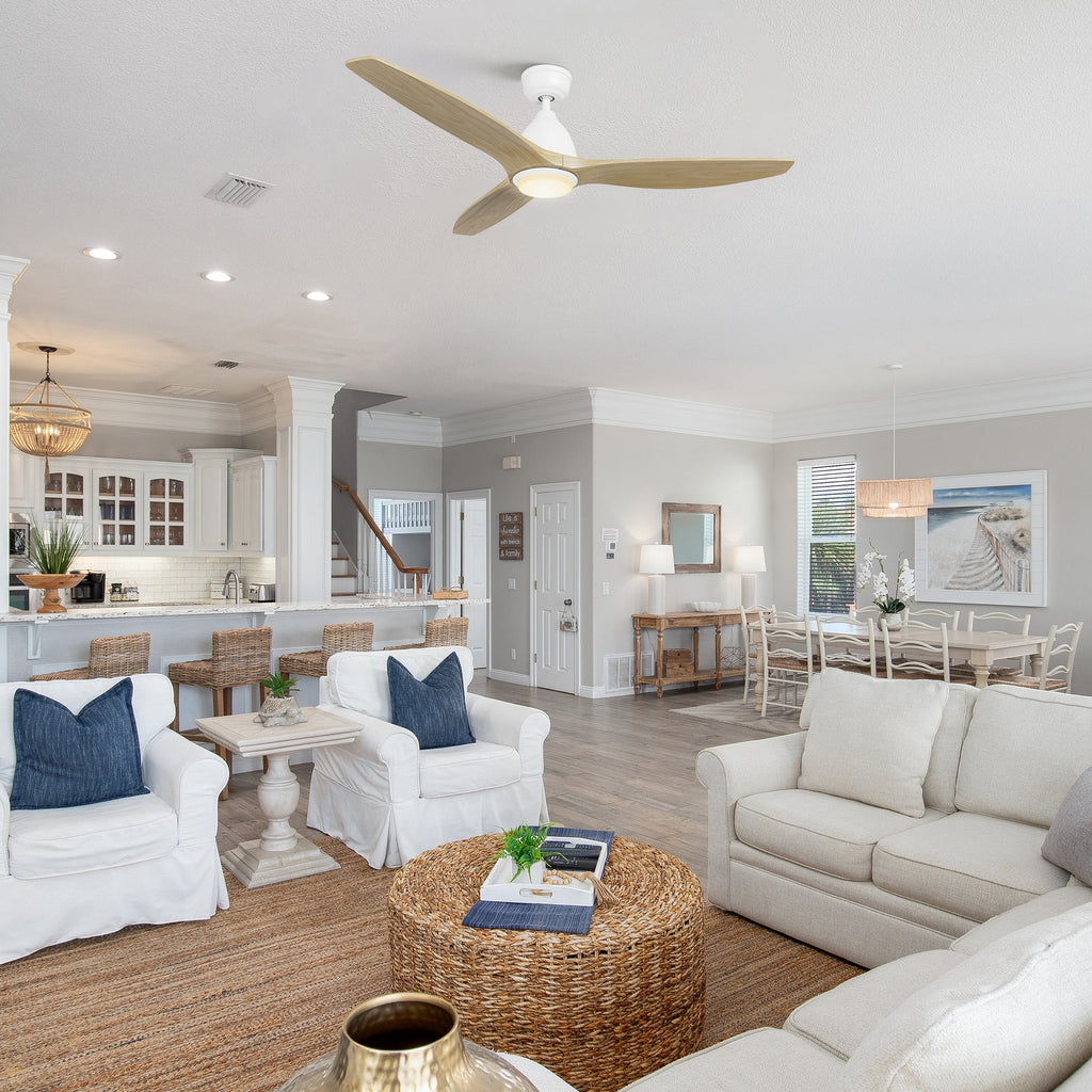 PHOENIX 52 inch 3-Blade Ceiling Fan with LED Light & Remote