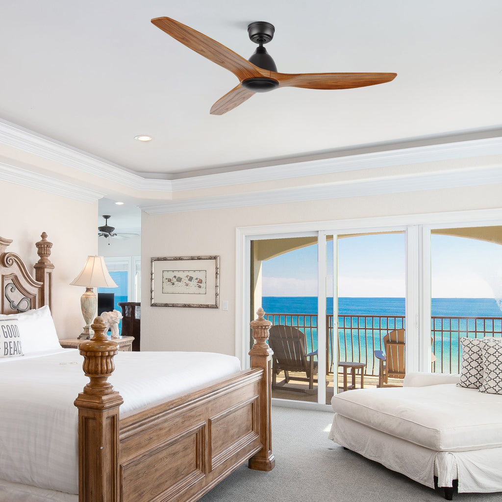 PHOENIX 52 inch 3-Blade No Light Ceiling Fan with Remote