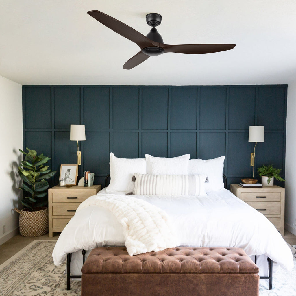 PHOENIX 52 inch 3-Blade No Light Ceiling Fan with Remote