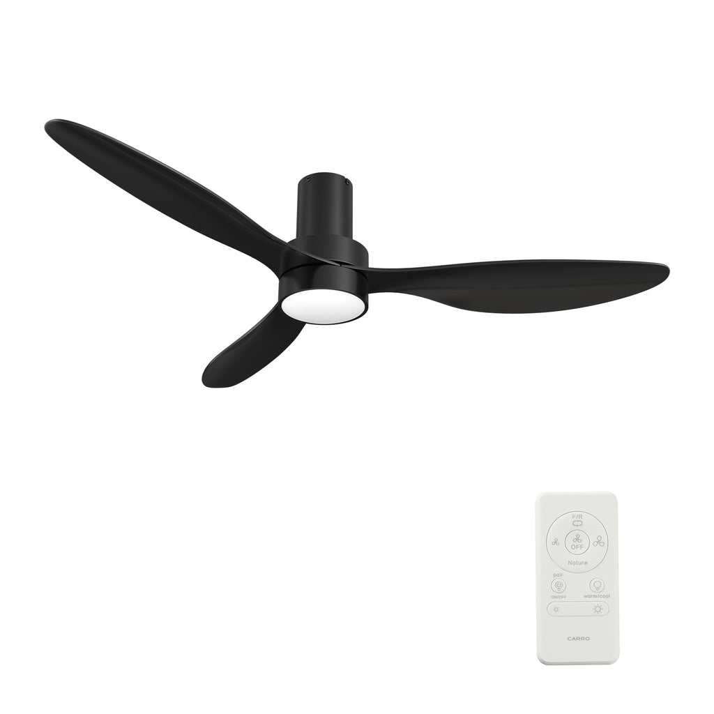 ZEPHYR 52 inch 3-Blade Ceiling Fan with LED Light & Remote
