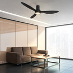 ZEPHYR 52 inch 3-Blade Ceiling Fan with LED Light & Remote