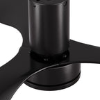 ISOLA 52 inch 3-Blade No Light Ceiling Fan with Remote