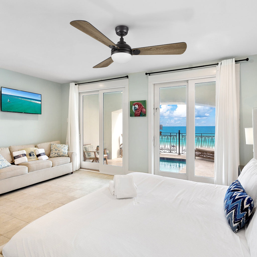 ZELDA 52 inch 3-Blade Ceiling Fan with LED Light & Remote