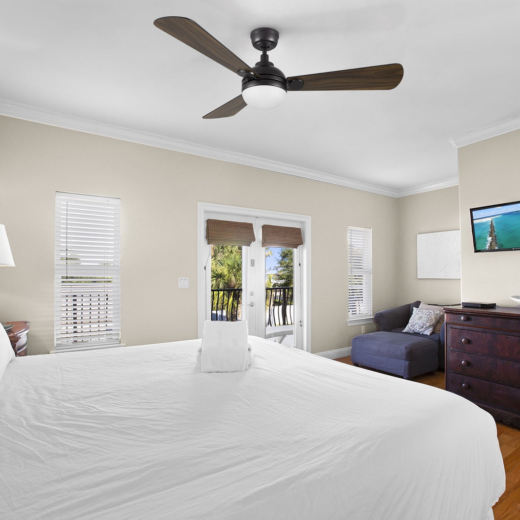 ZELDA 52 inch 3-Blade Ceiling Fan with LED Light & Remote