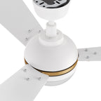 ZELDA 52 inch 3-Blade Ceiling Fan with LED Light & Remote
