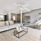 ZELDA 52 inch 4-Blade Ceiling Fan with LED Light & Remote