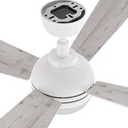 ZELDA 52 inch 4-Blade Ceiling Fan with LED Light & Remote