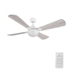 ZELDA 52 inch 4-Blade Ceiling Fan with LED Light & Remote