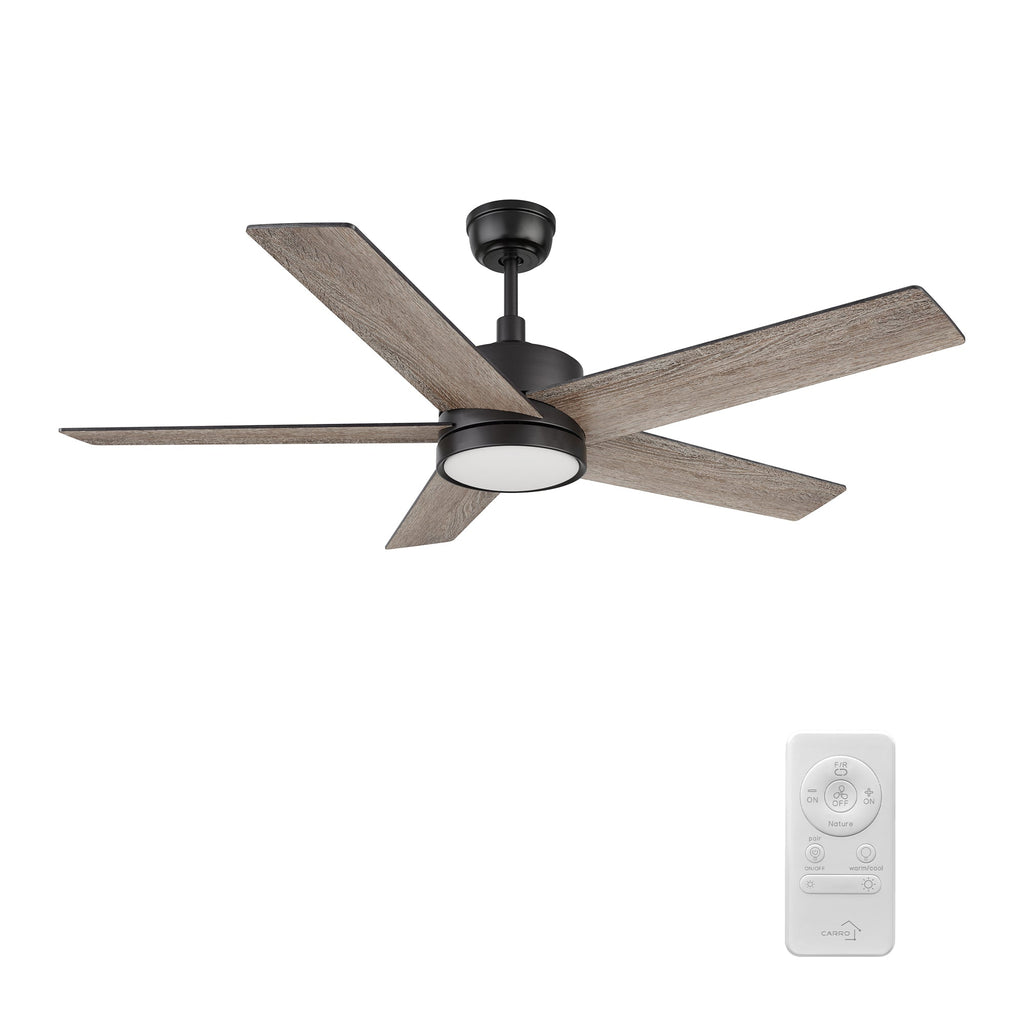 SANTANA 52 inch 5-Blade Ceiling Fan with LED Light & Remote