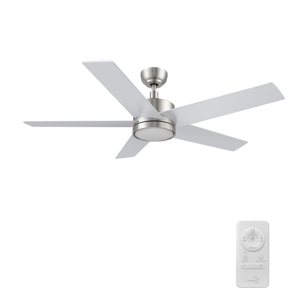 SANTANA 52 inch 5-Blade Ceiling Fan with LED Light & Remote