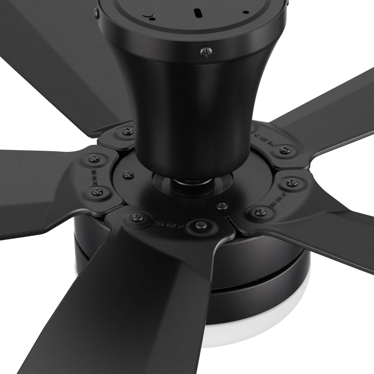 VARA 52 inch 5-Blade Flush Mount Ceiling Fan with LED light & Remote