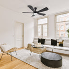 ZELDA 52 inch 5-Blade Ceiling Fan with LED Light & Remote