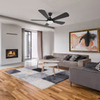 ZELDA 52 inch 5-Blade Ceiling Fan with LED Light & Remote