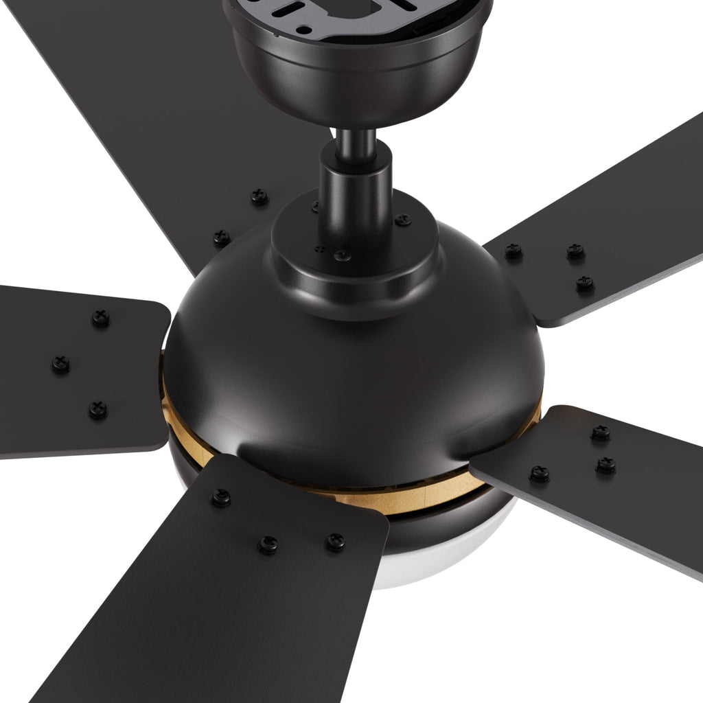 ZELDA 52 inch 5-Blade Ceiling Fan with LED Light & Remote